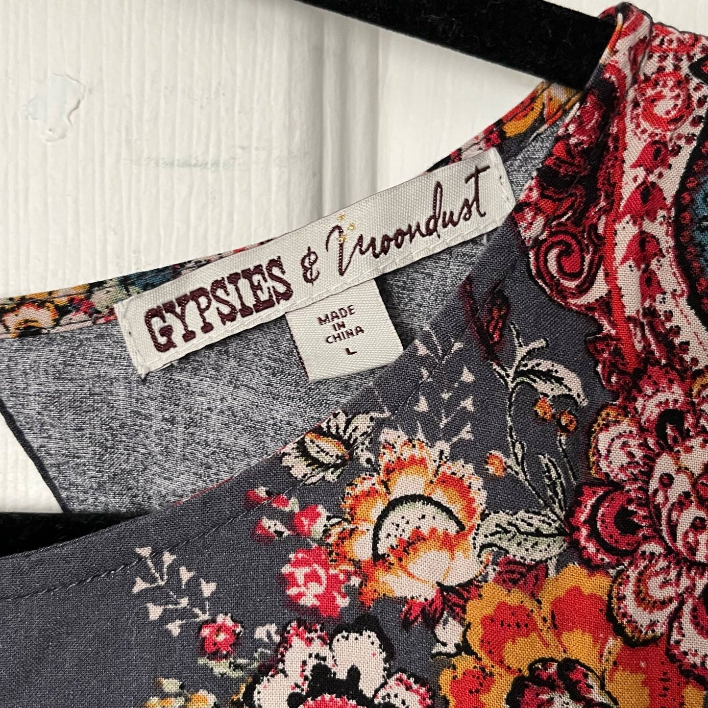 Gypsies & Moondust Paisley Print Tank - Size L
