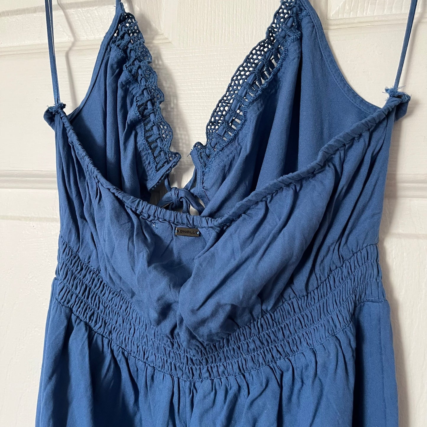 O'Neill Crochet and Eyelet Trim Jumpsuit - Size S
