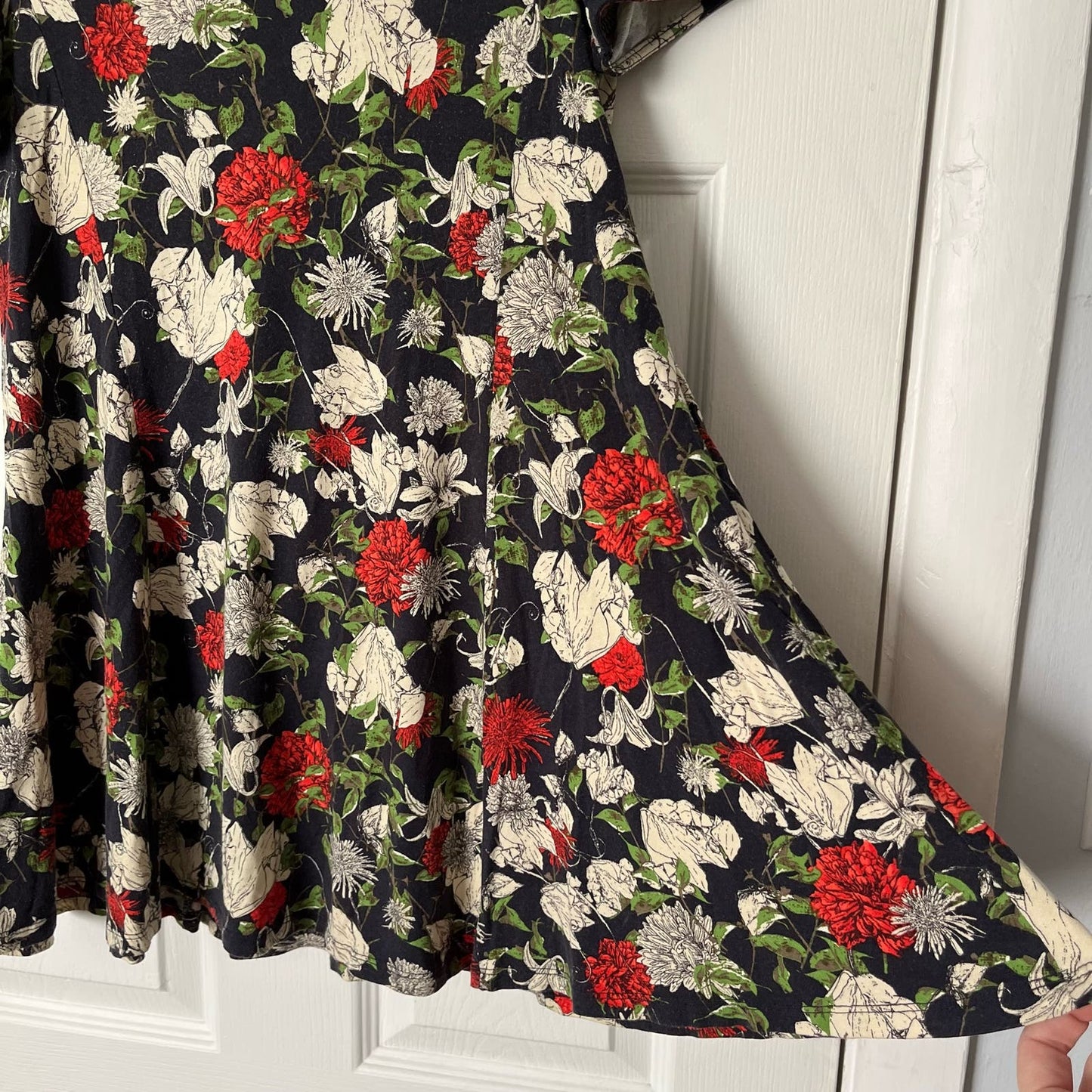 Zara TRF Back-Zip Swing Dress - Size S