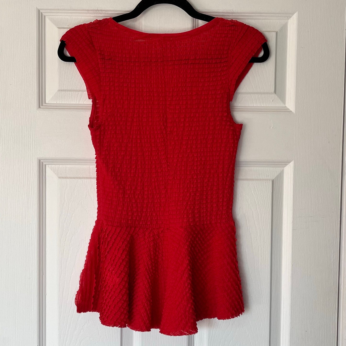 Zara Ruffled Peplum Top - Size S