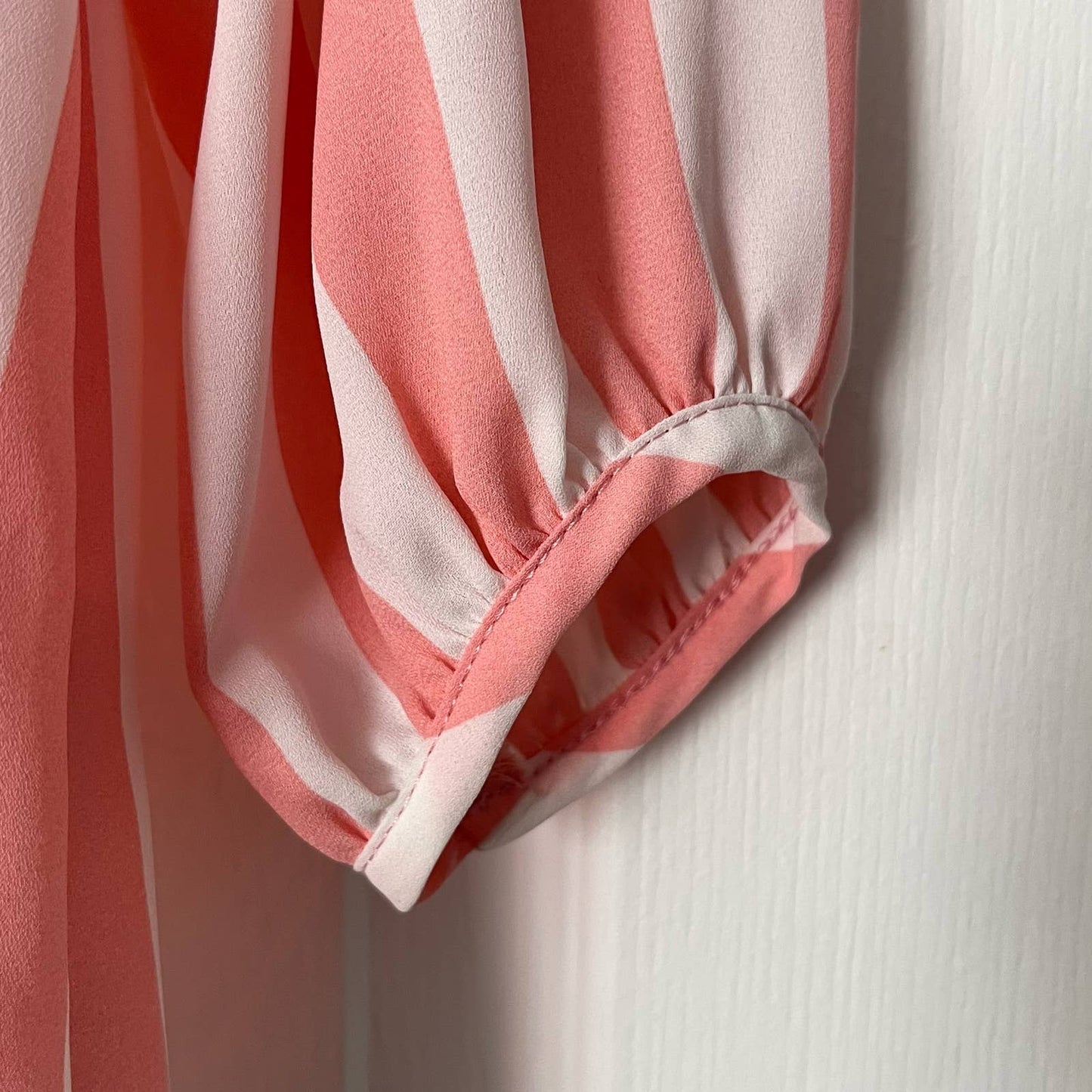 Lovely Day Bow-Back Striped Blouse - Size L