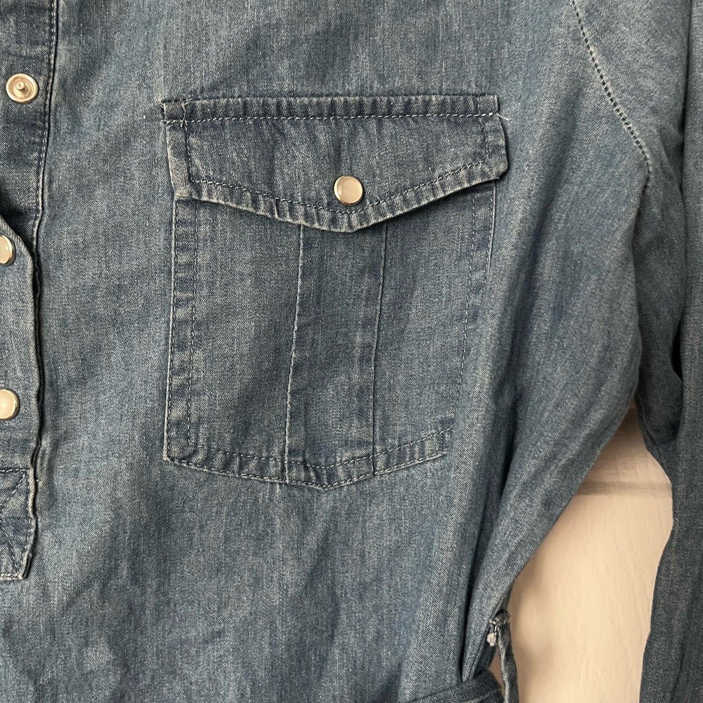 Cotton On Lightweight Denim Shirtdress - Size M