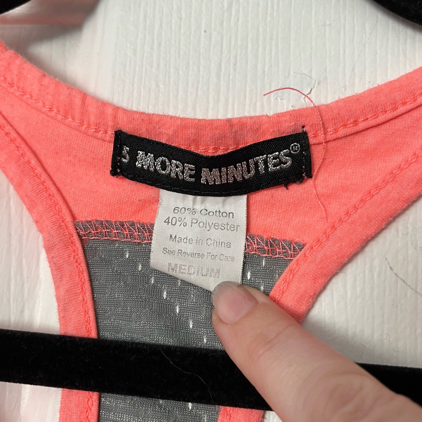 5 More Minutes "Yes Weekend" Racerback Tank - Size M