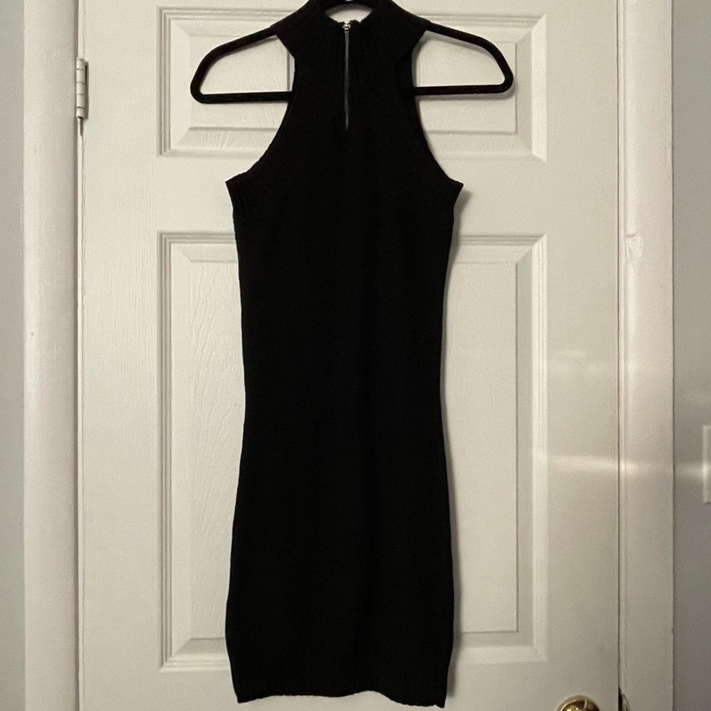 Forever 21 Black Knit Bodycon Sleeveless Dress - Size XS