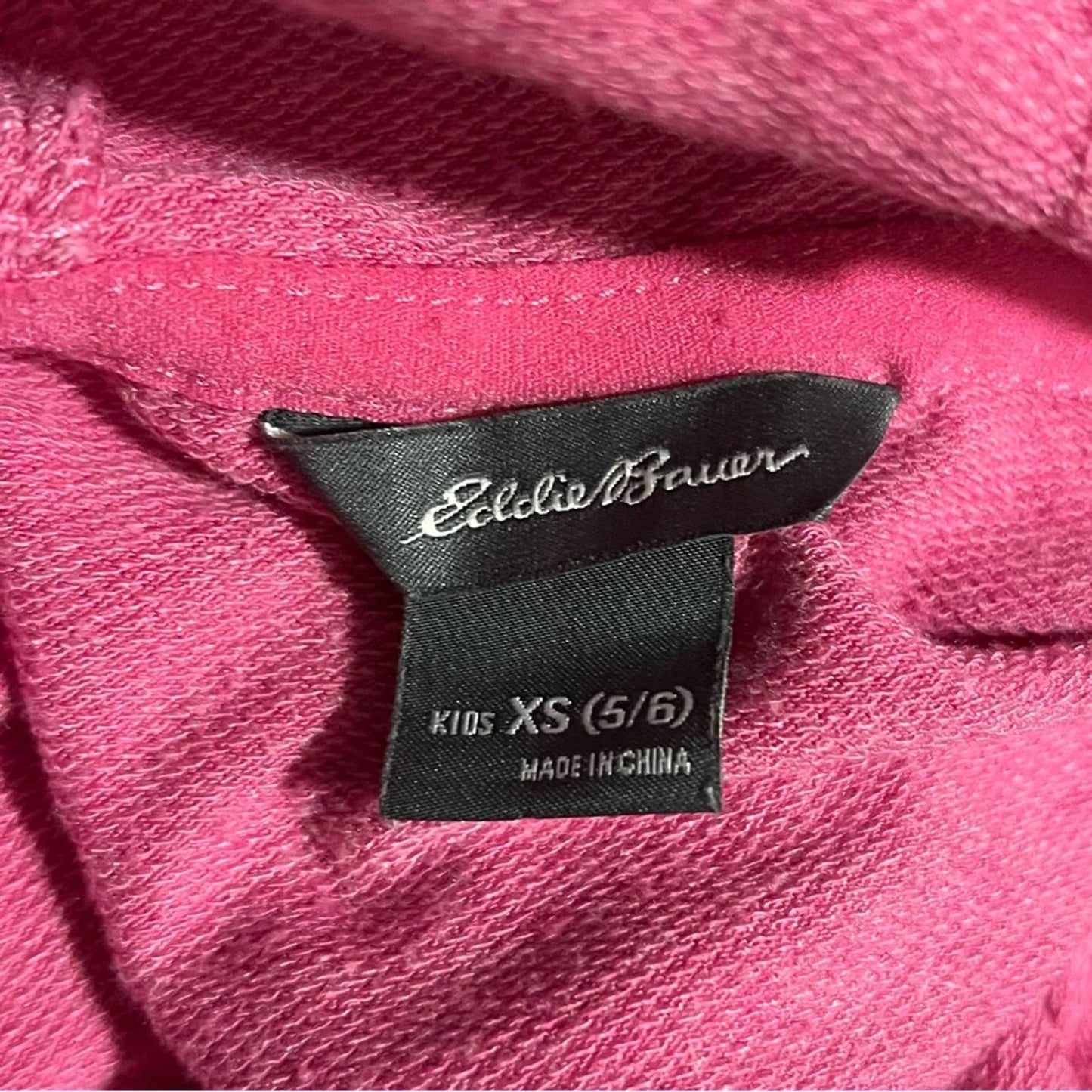 Eddie Bauer Girls Cross-Front Hoodie - Size XS (5/6)