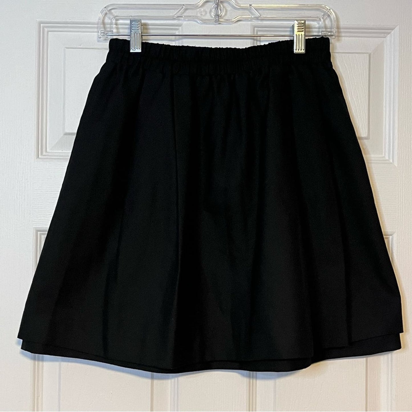 Lace Overlay Reversible Skirt