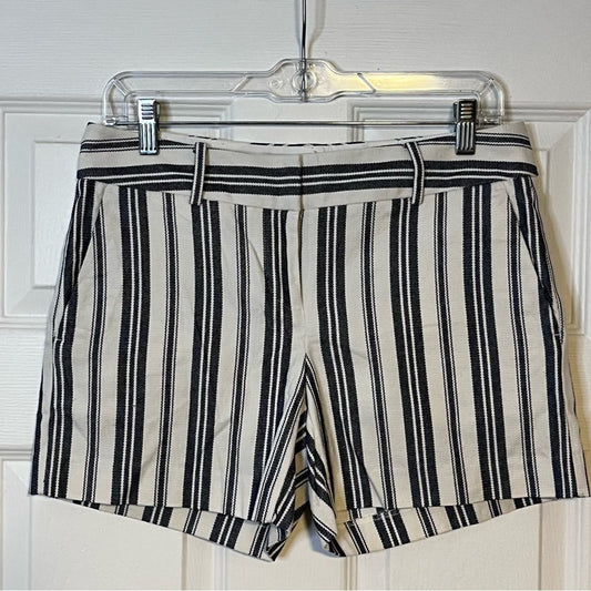 Ann Taylor Factory Signature Striped Shorts - Size 0