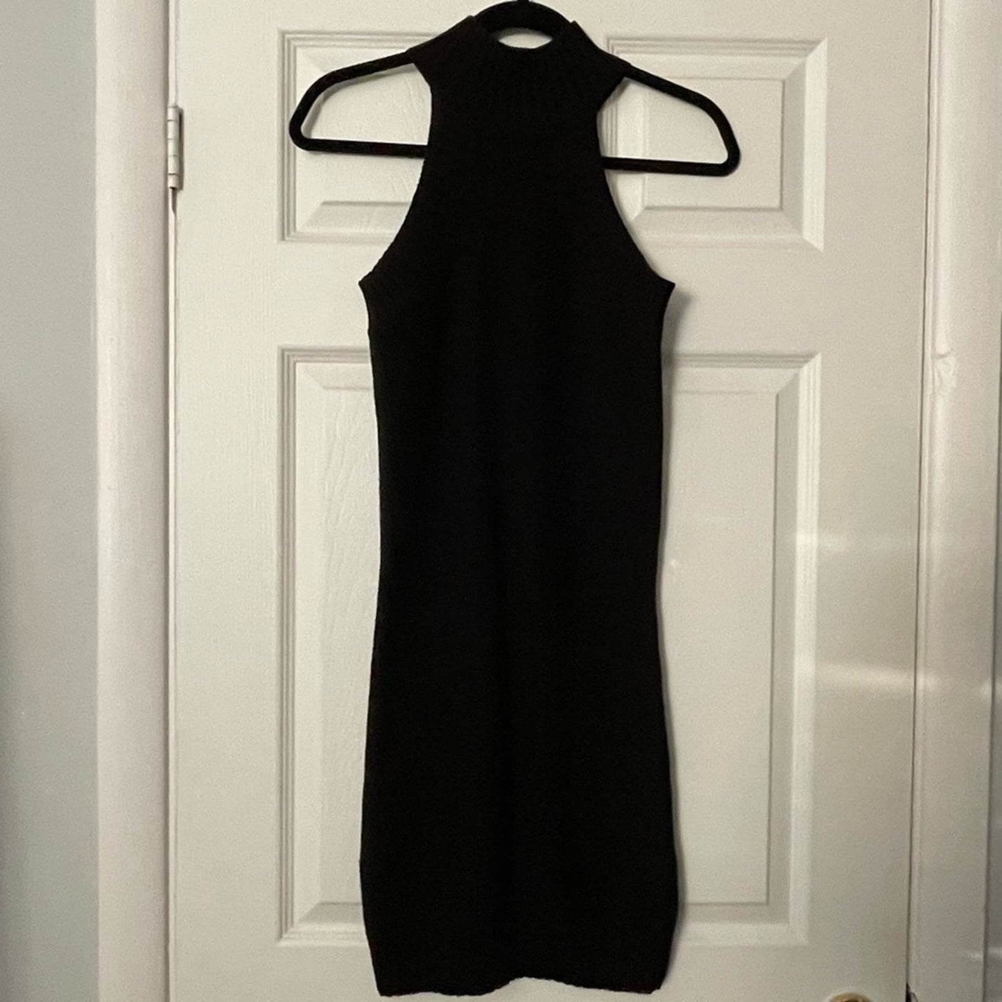 Forever 21 Black Knit Bodycon Sleeveless Dress - Size XS