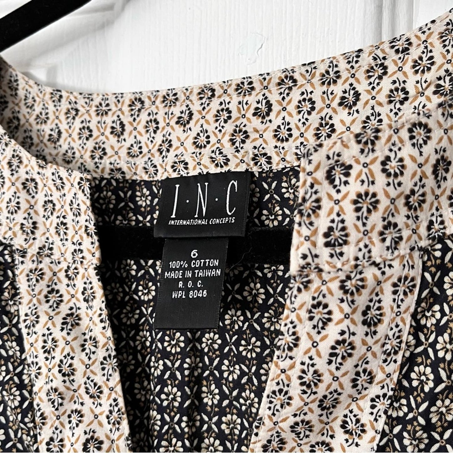 I.N.C. International Concepts Peasant Top - Size 6