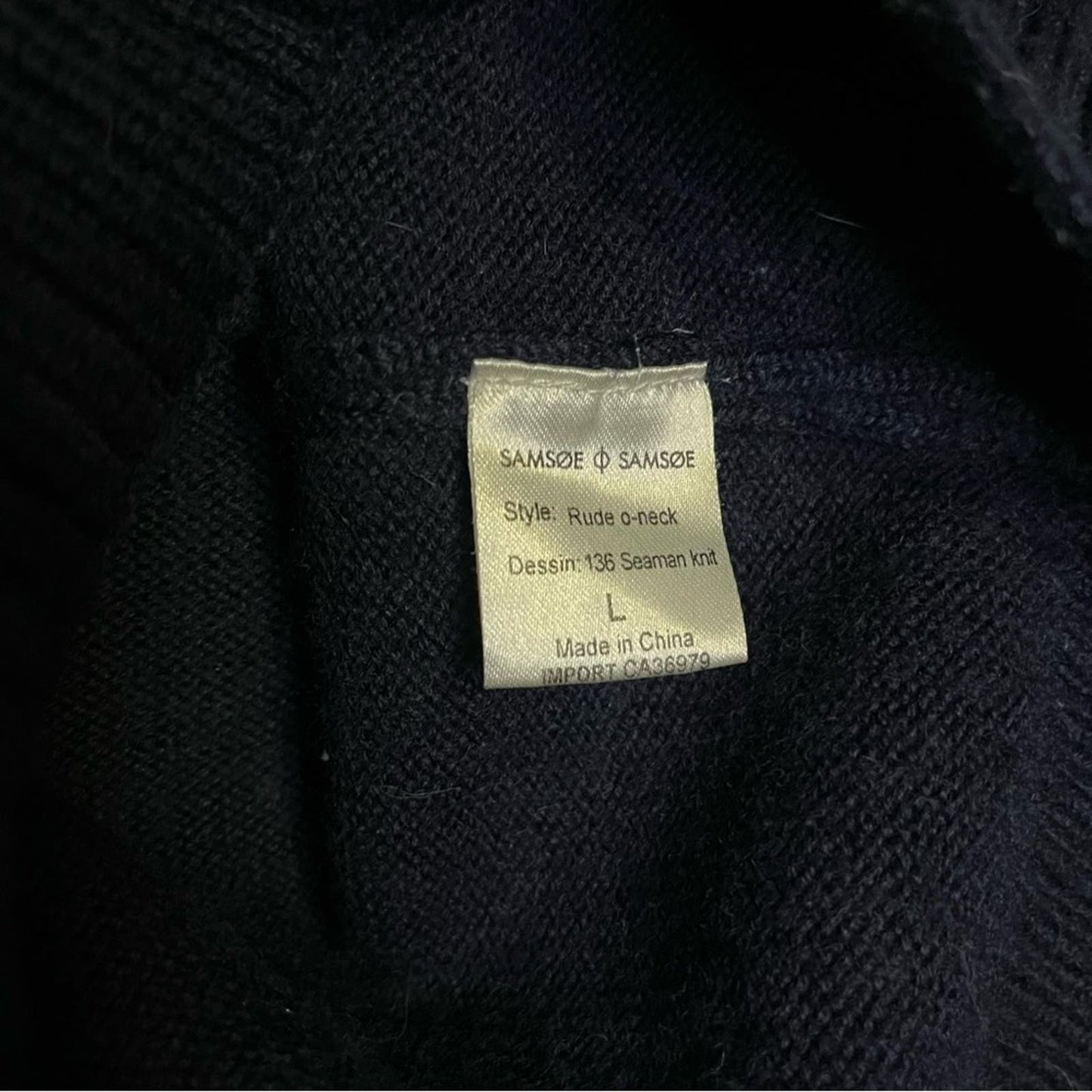 Samsøe Samsøe Popcorn Knit Sweater - Size L