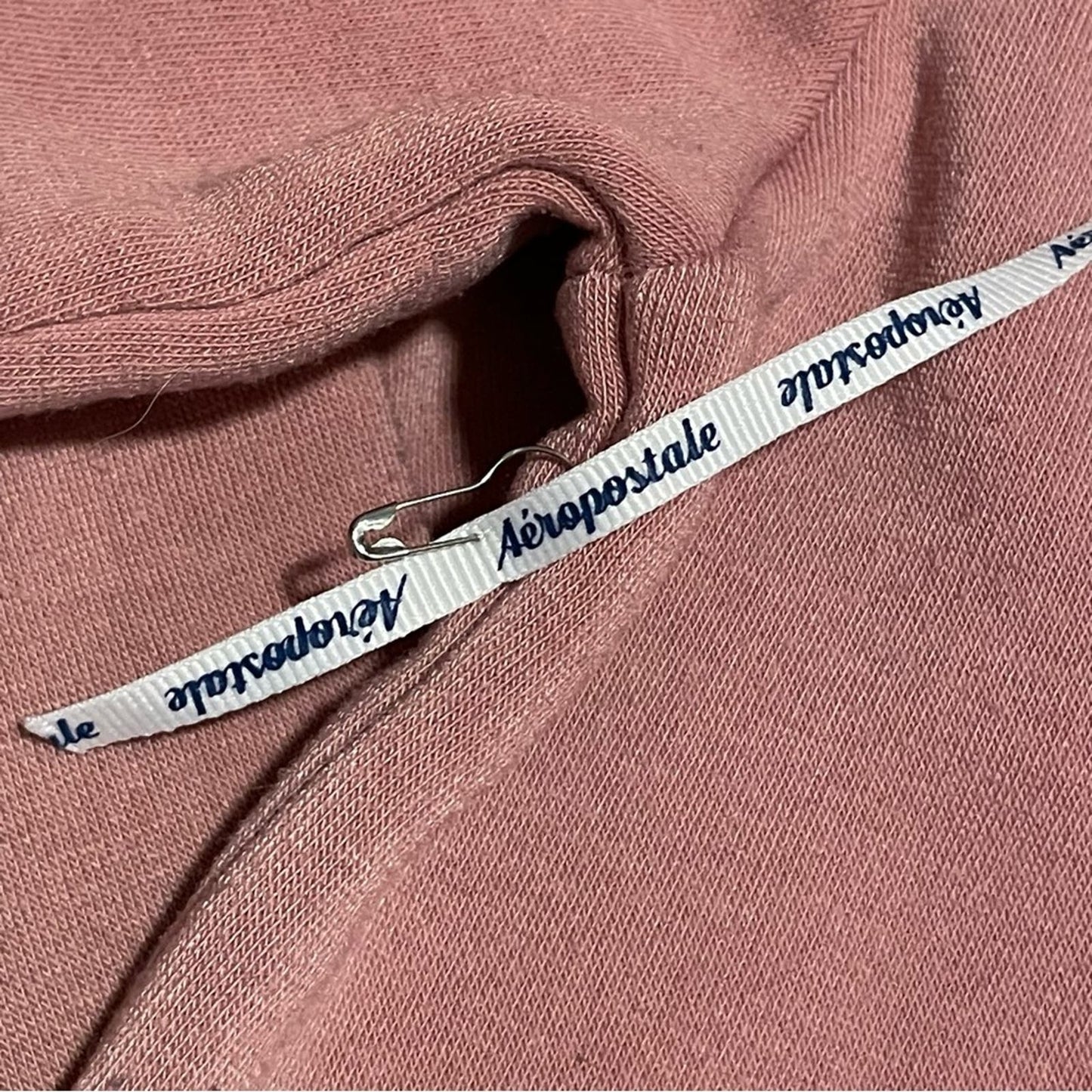 Aeropostale Sport Pink Logo Hoodie - Size M