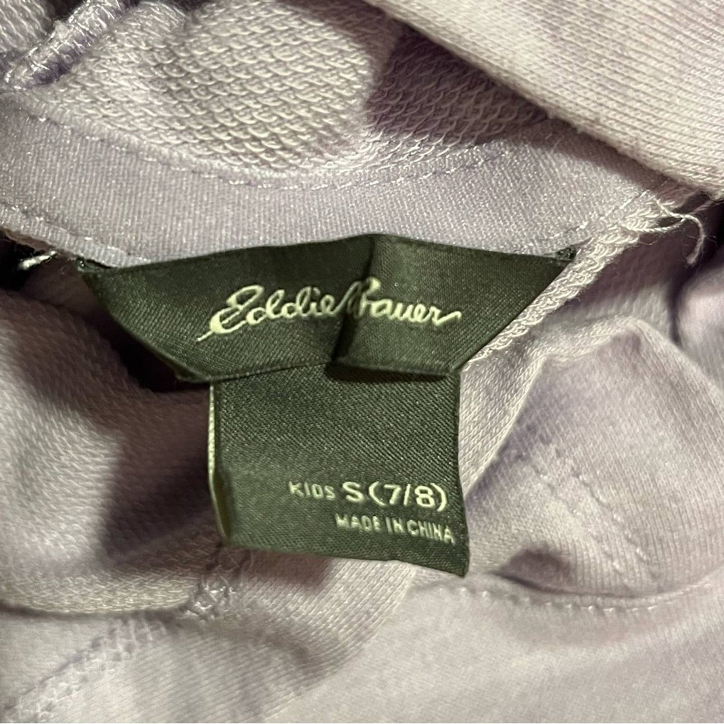 Eddie Bauer Girls Cross-Front Hoodie - Size S (7/8)