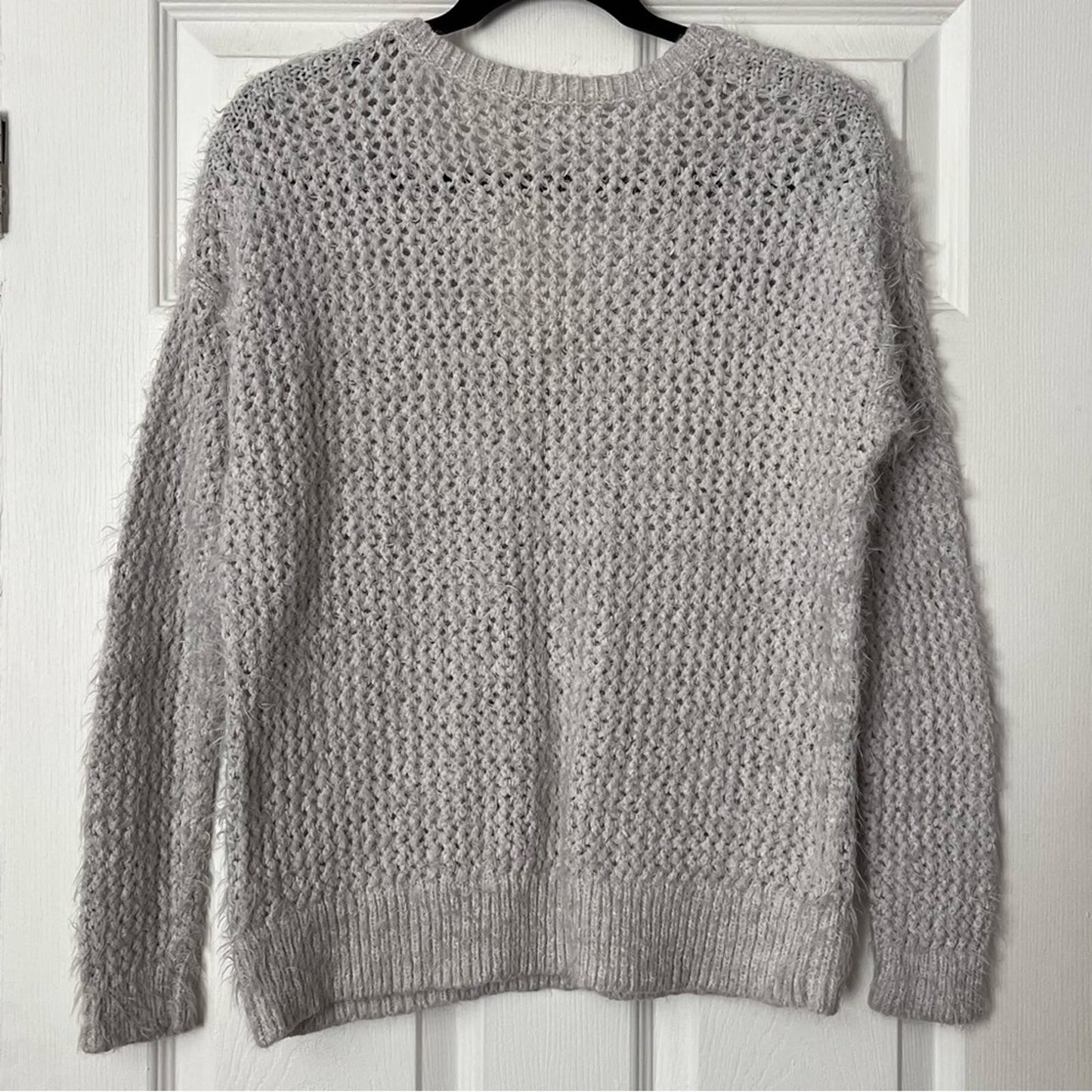 DKNY Fuzzy Chunky Knit Sweater - Size S