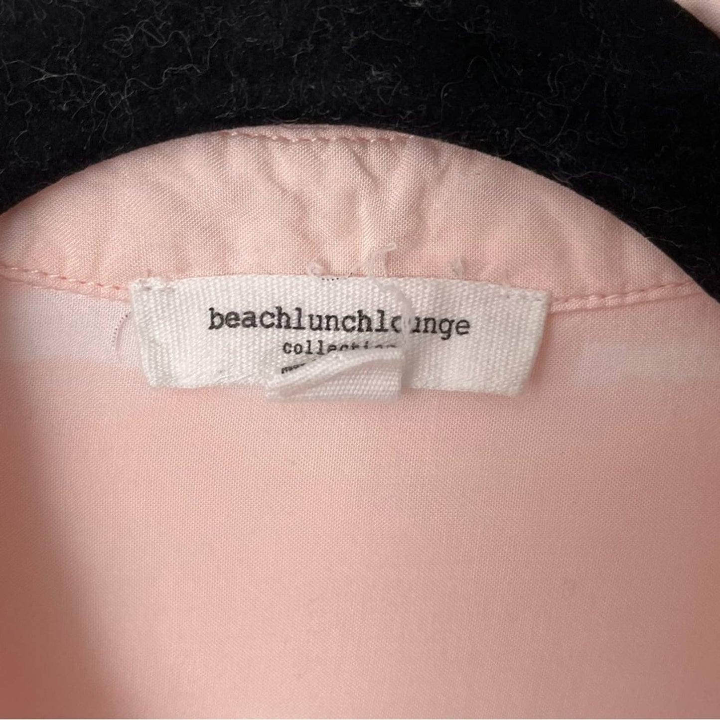 BeachLunchLounge Collection Tie-Dye Stripe Button-Down Shirt - Size S