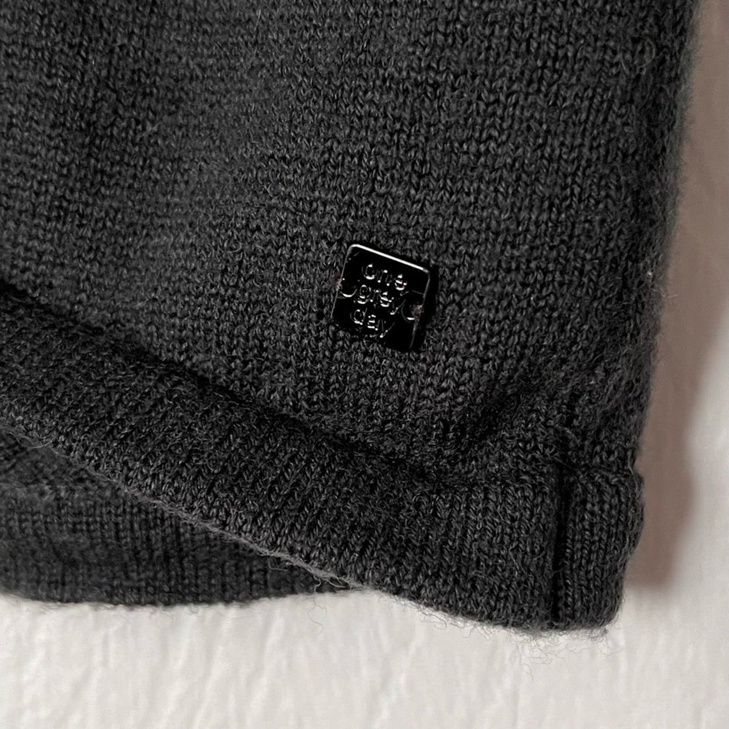 One Grey Day Shredded-Spine Sweater - Size S