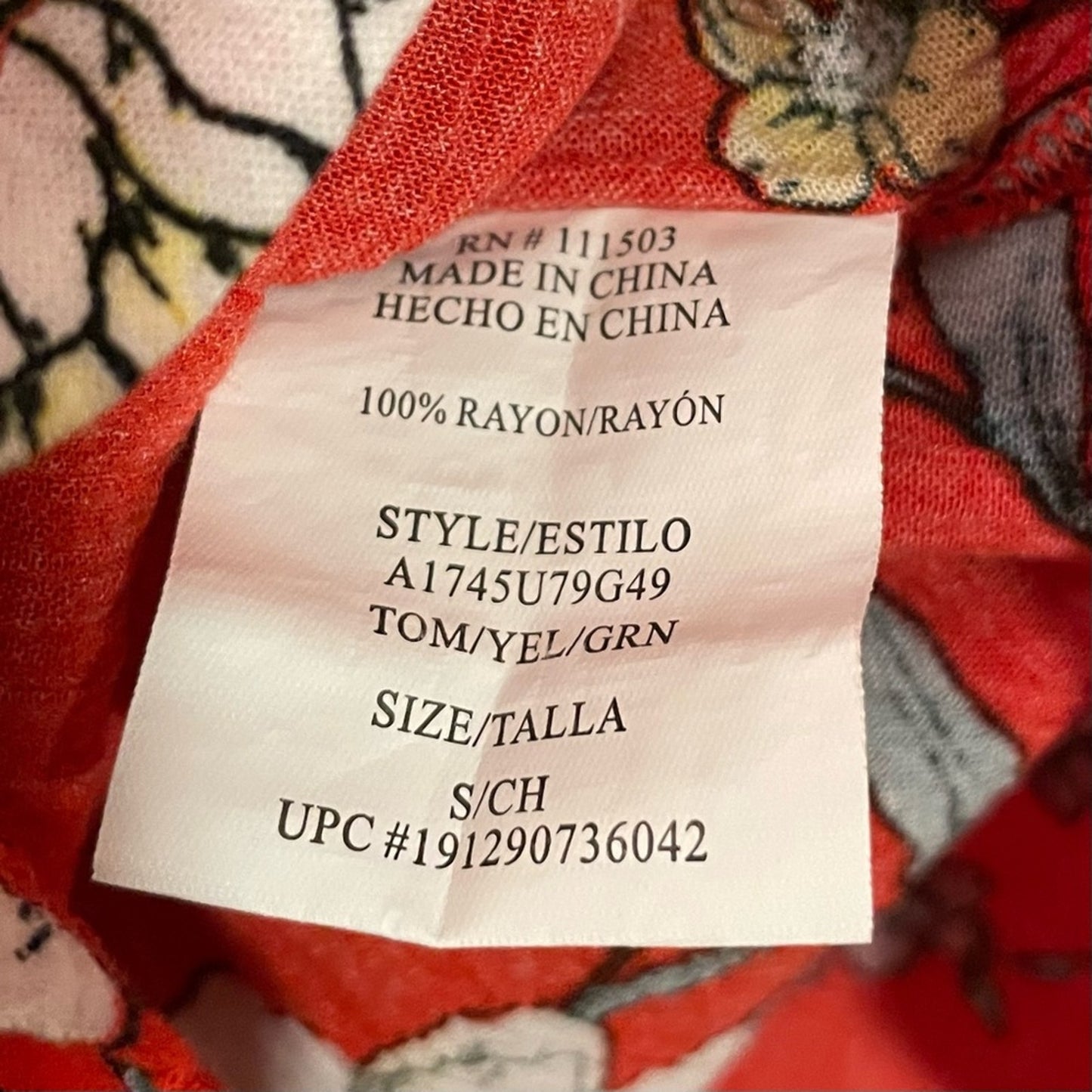 Lily Rose Red Floral Smocked Off Shoulder Romper - Size S