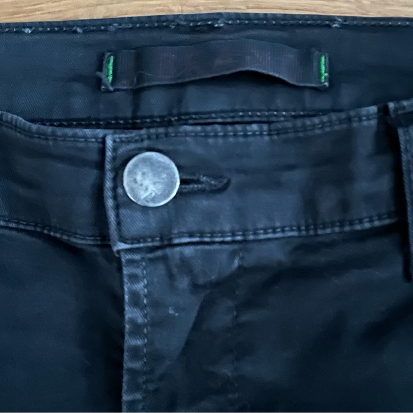 J Brand Black Agnes Leggings w/Zippers & Snap Pockets - Size 25