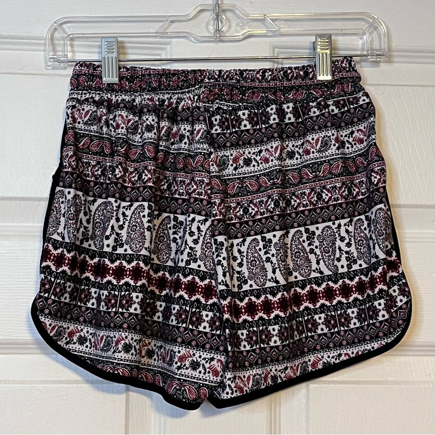 Paisley/Batik Mixed Print Lounge Shorts