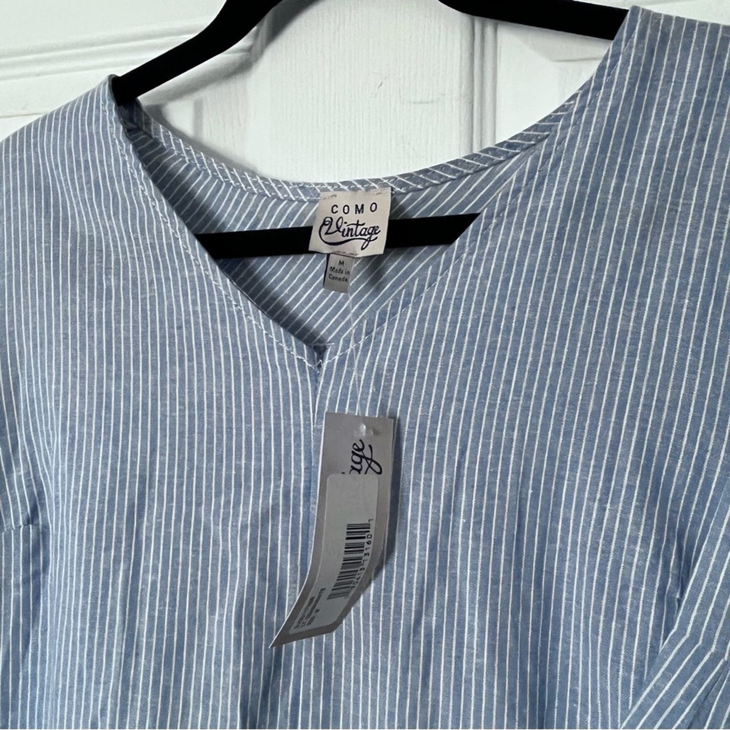 Como Vintage Pinstripe Shift Dress - Size M