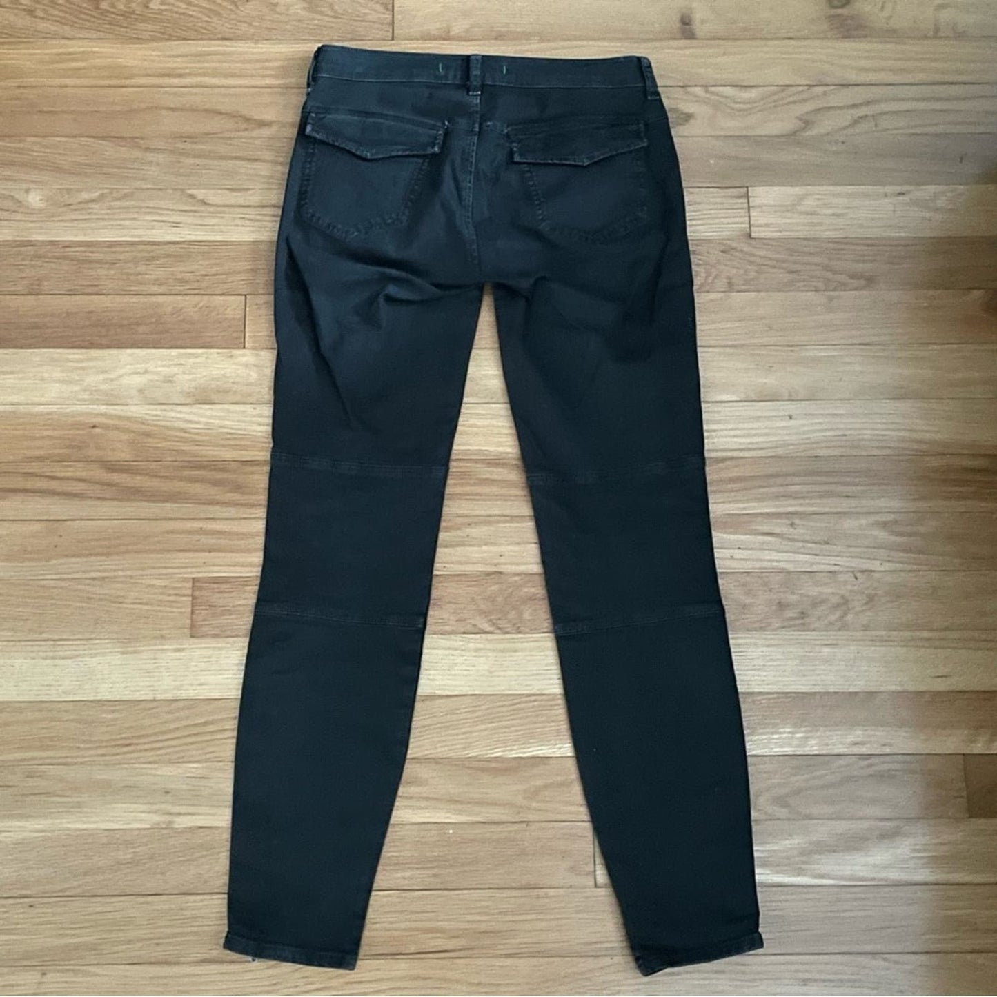 J Brand Black Agnes Leggings w/Zippers & Snap Pockets - Size 25