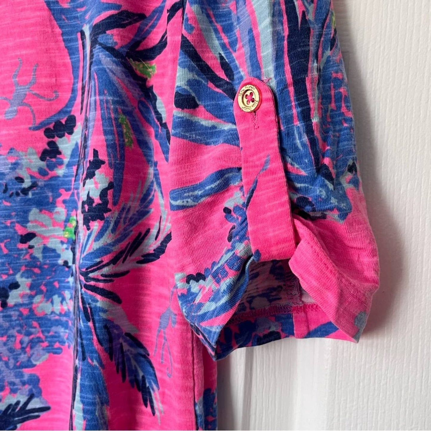 Lilly Pulitzer 3/4 Sleeve T-Shirt Dress - Size S