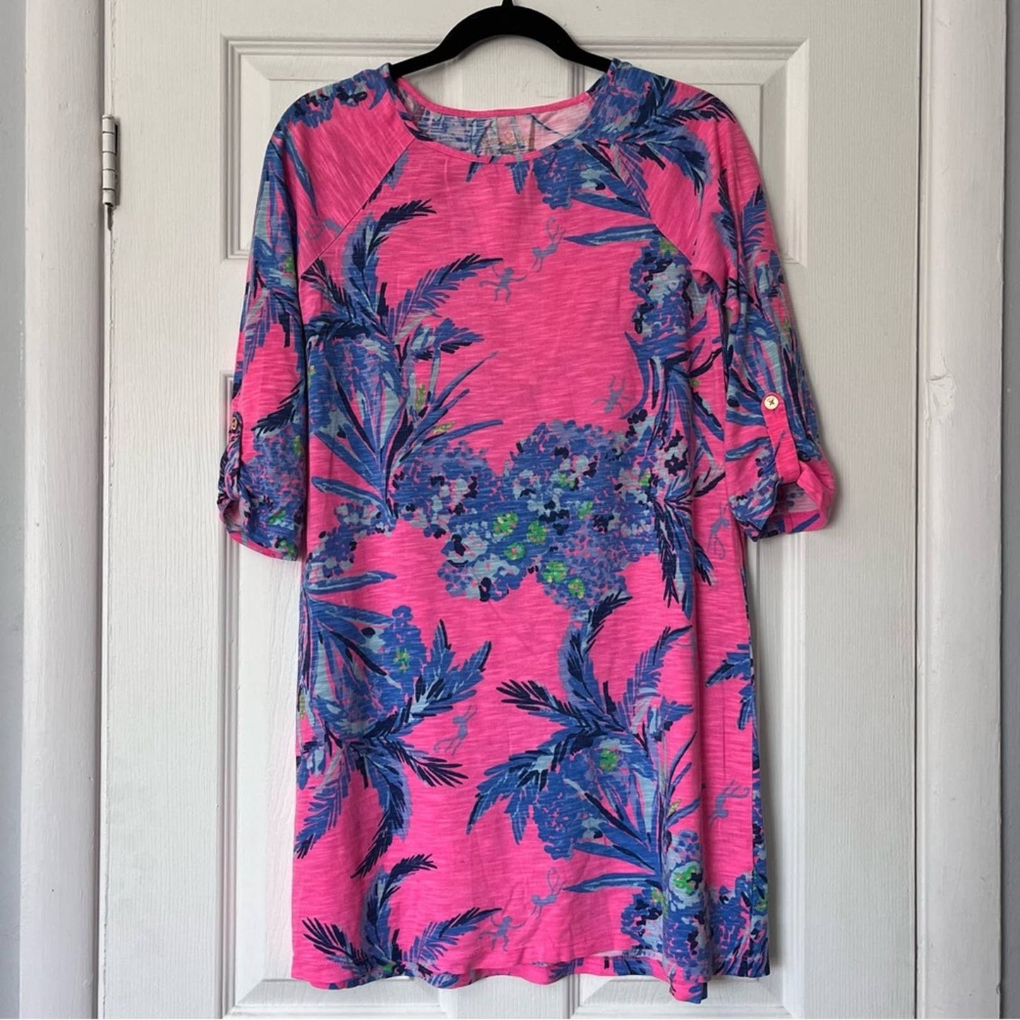 Lilly Pulitzer 3/4 Sleeve T-Shirt Dress - Size S