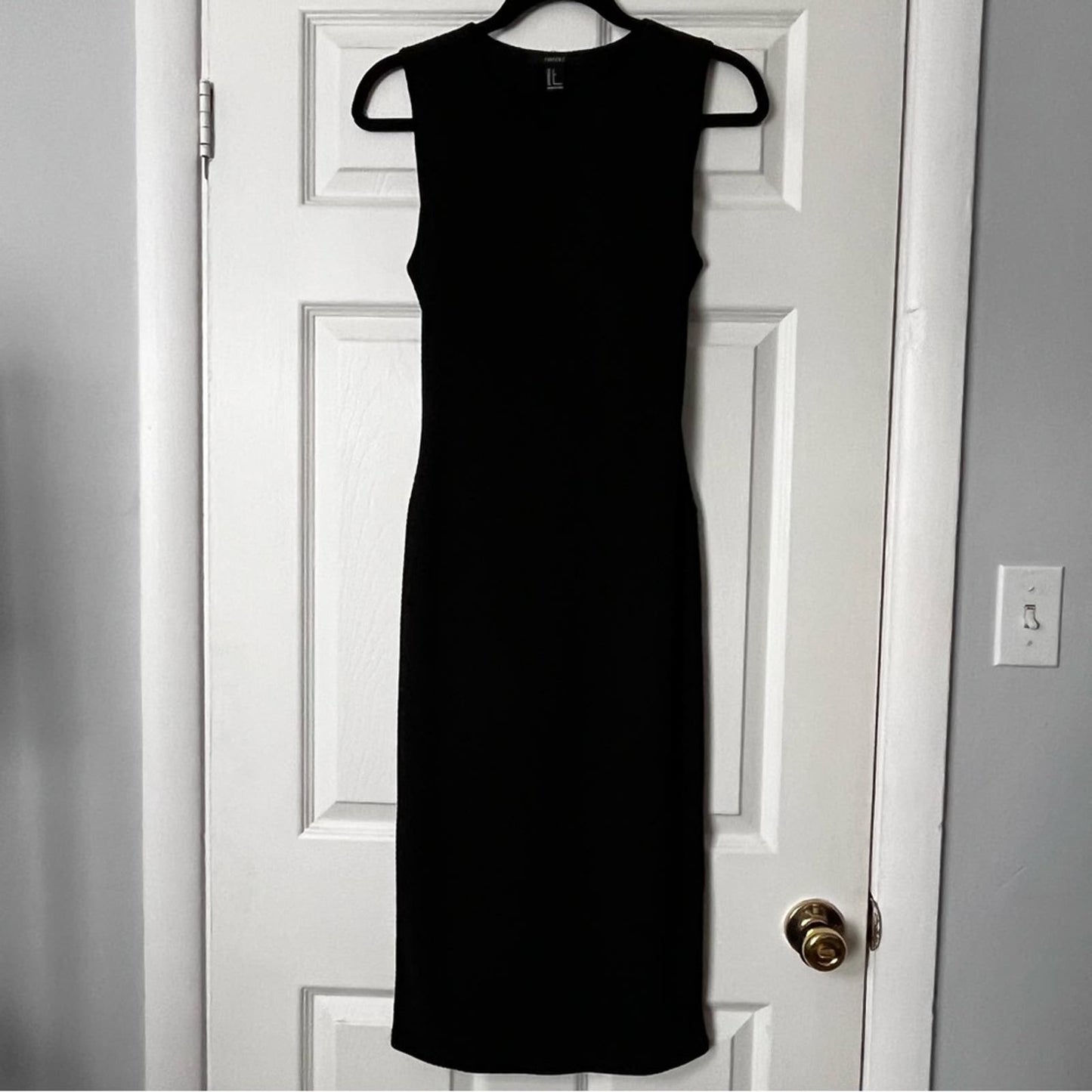 Forever 21 Black Dress w/Tie Waist - Size S