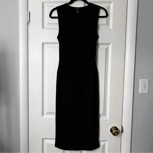 Forever 21 Black Dress w/Tie Waist - Size S