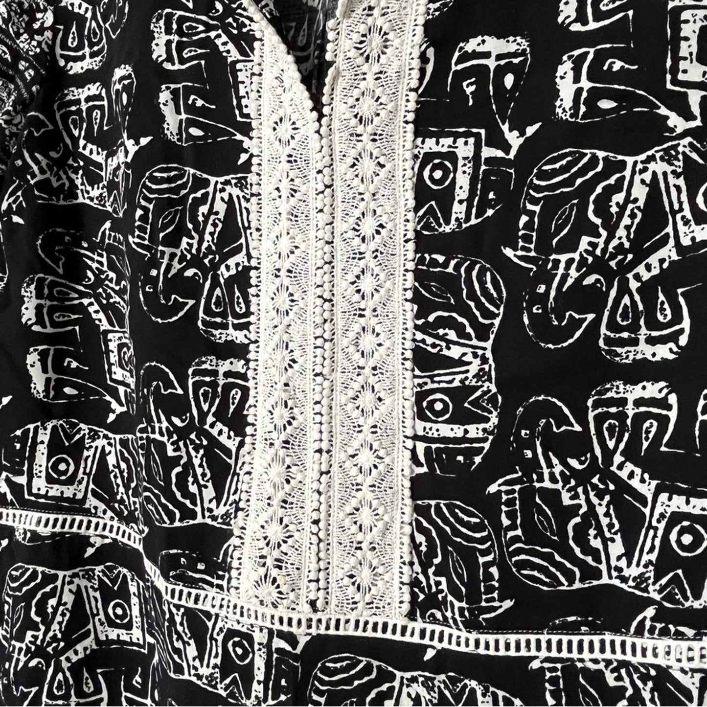 Merona Elephant Batik Dress - Size S