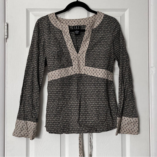 I.N.C. International Concepts Peasant Top - Size 6