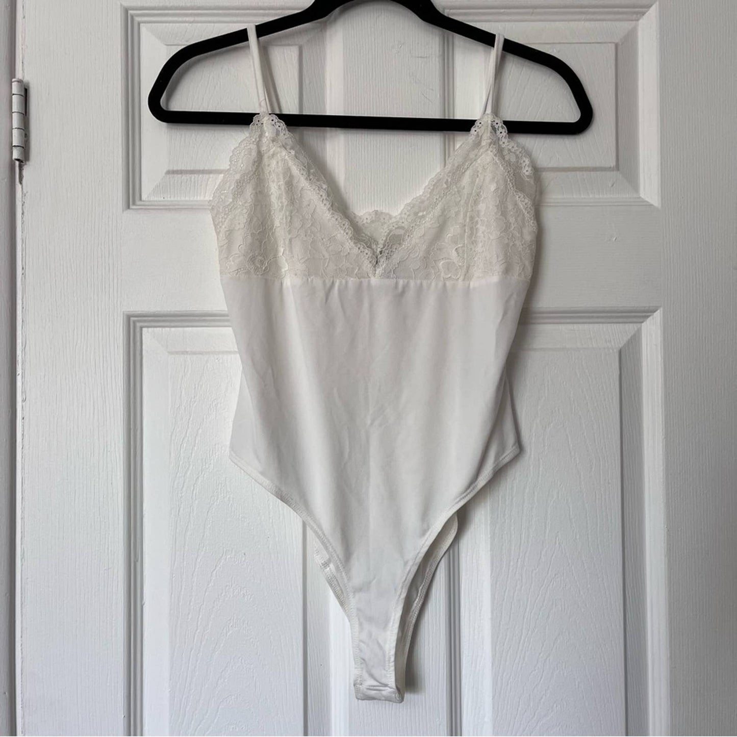 Forever 21 Lace Top Empire Waist Bodysuit - Size M