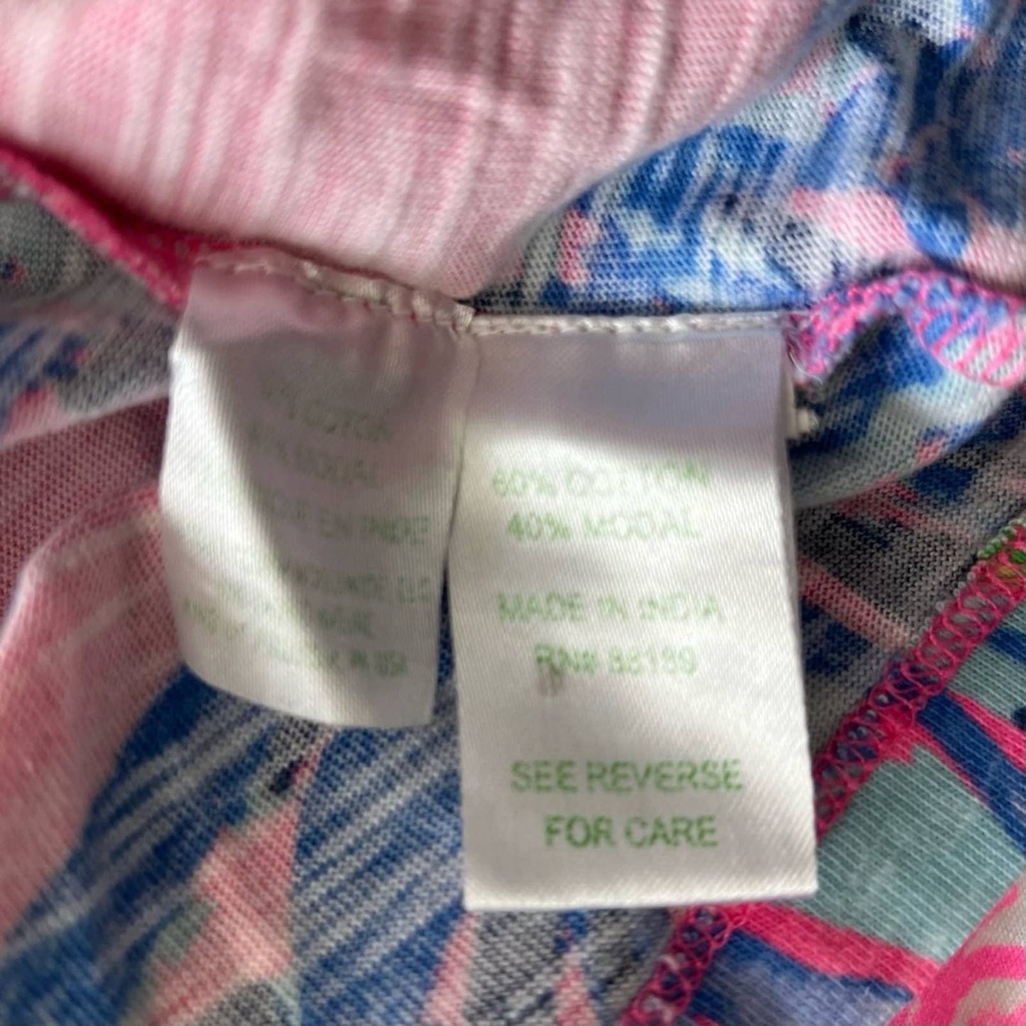 Lilly Pulitzer 3/4 Sleeve T-Shirt Dress - Size S