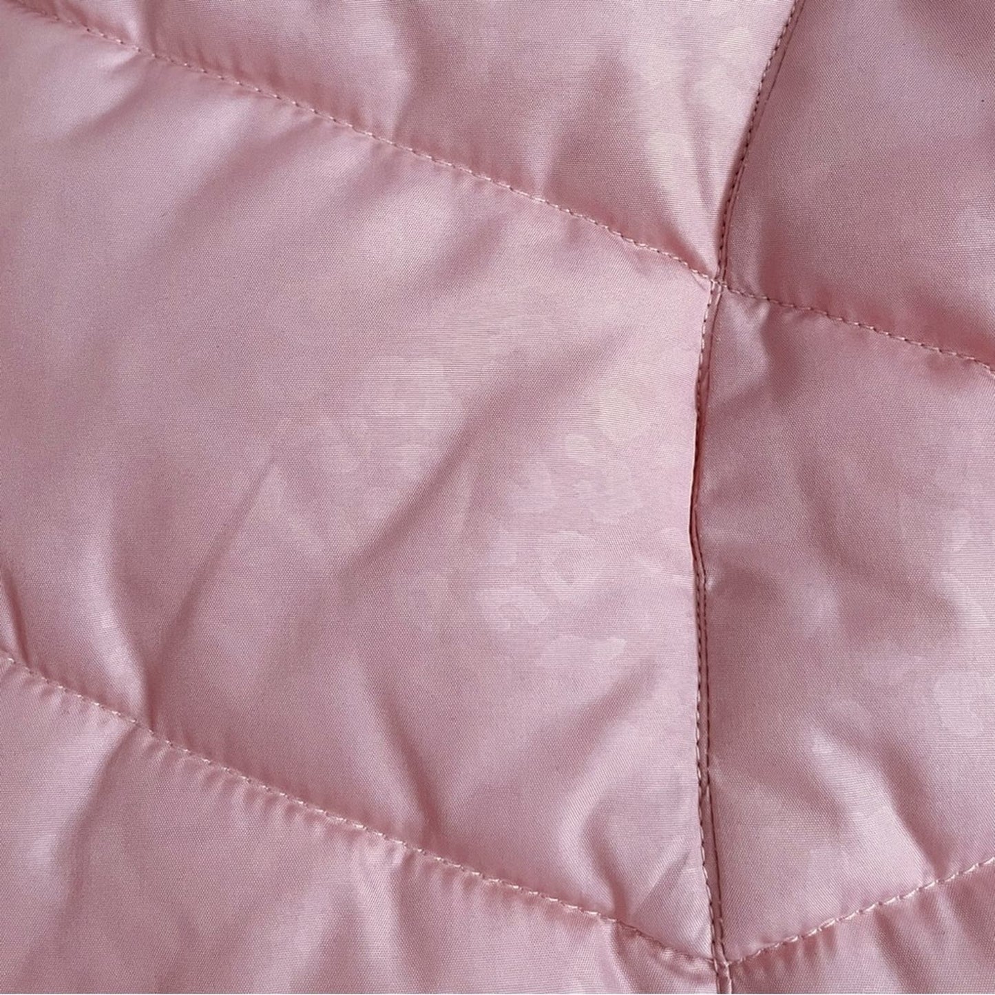 London Fog Pink Leopard Puffer Jacket - Size L (14-16)