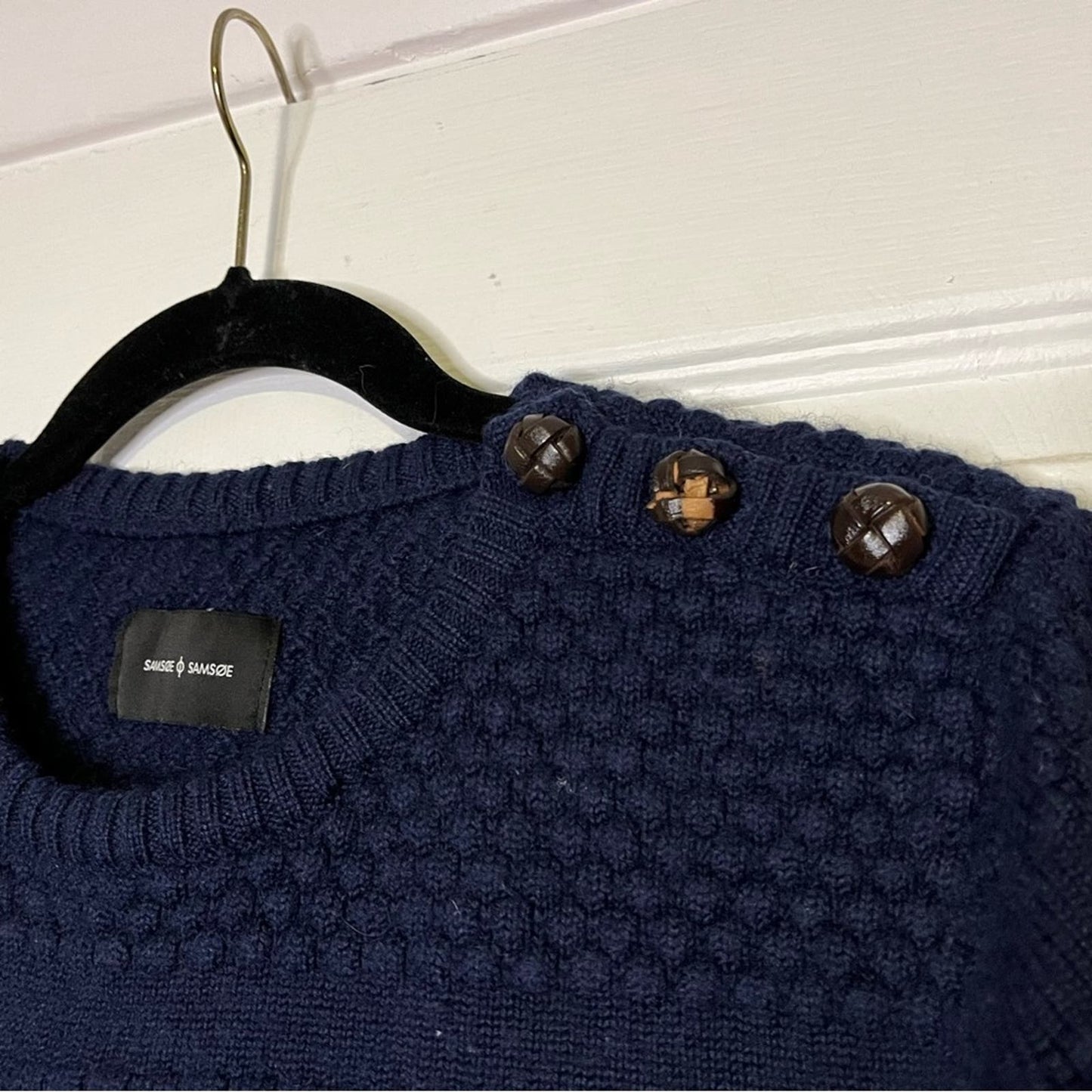 Samsøe Samsøe Popcorn Knit Sweater - Size L
