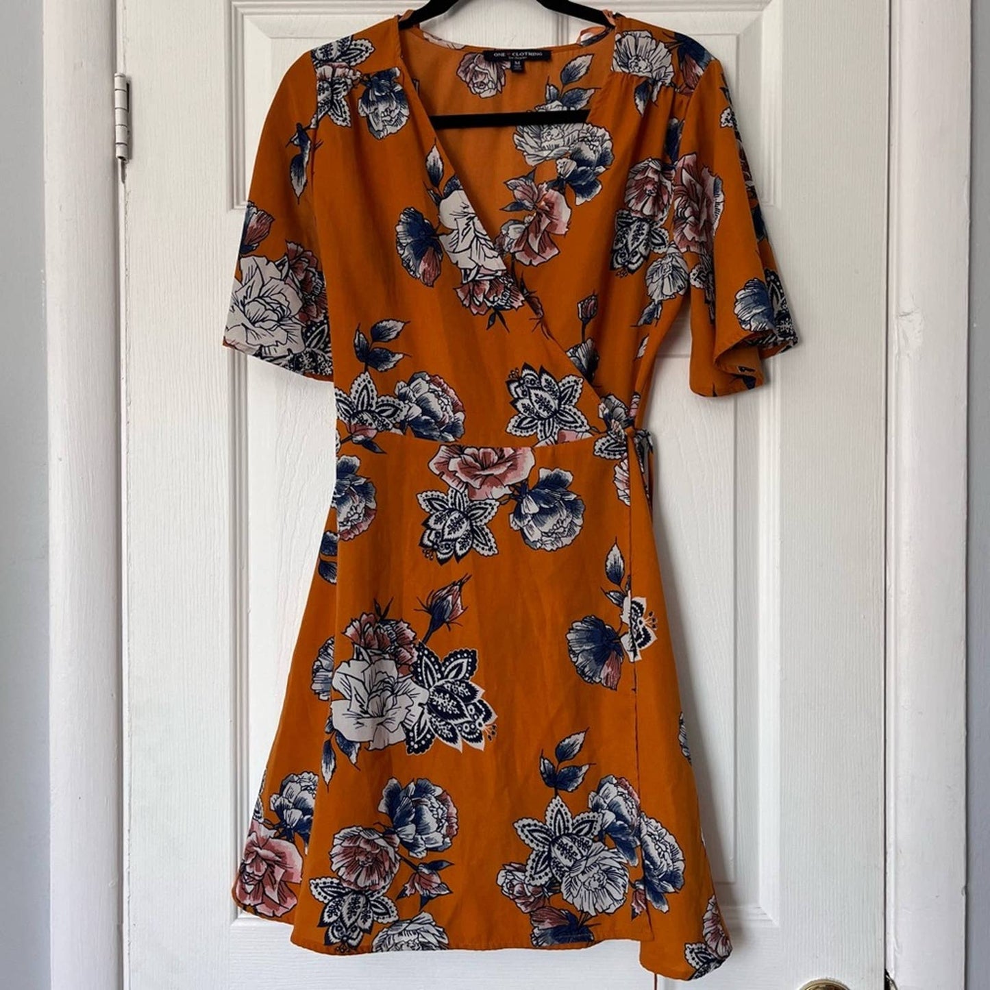 One Clothing Bell Sleeve Wrap Dress - Size XS