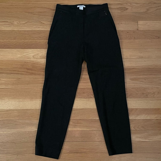 H&M Slim Leg Tapered Slacks w/Zip Pockets - Size 2