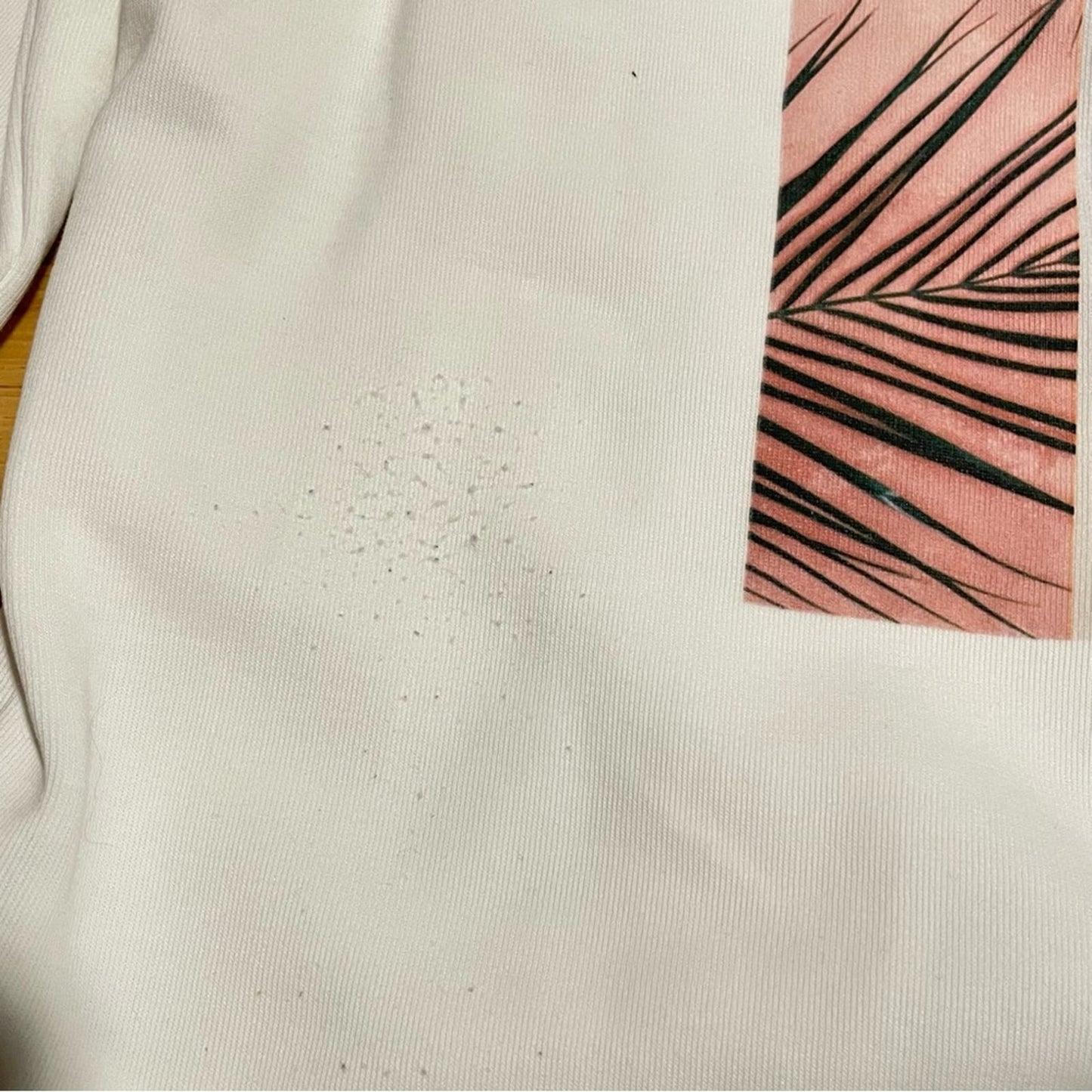 Nautica White Zip Hoodie with Back Graphic - Size S