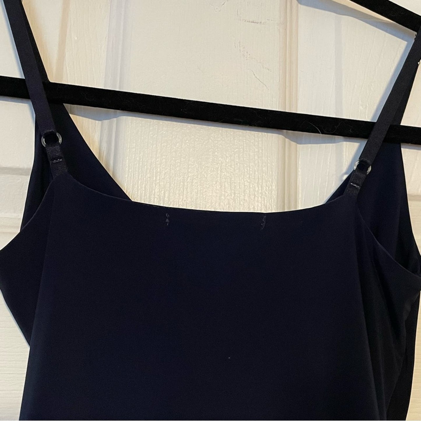 Missguided Navy Draped Front Dress - Size 6