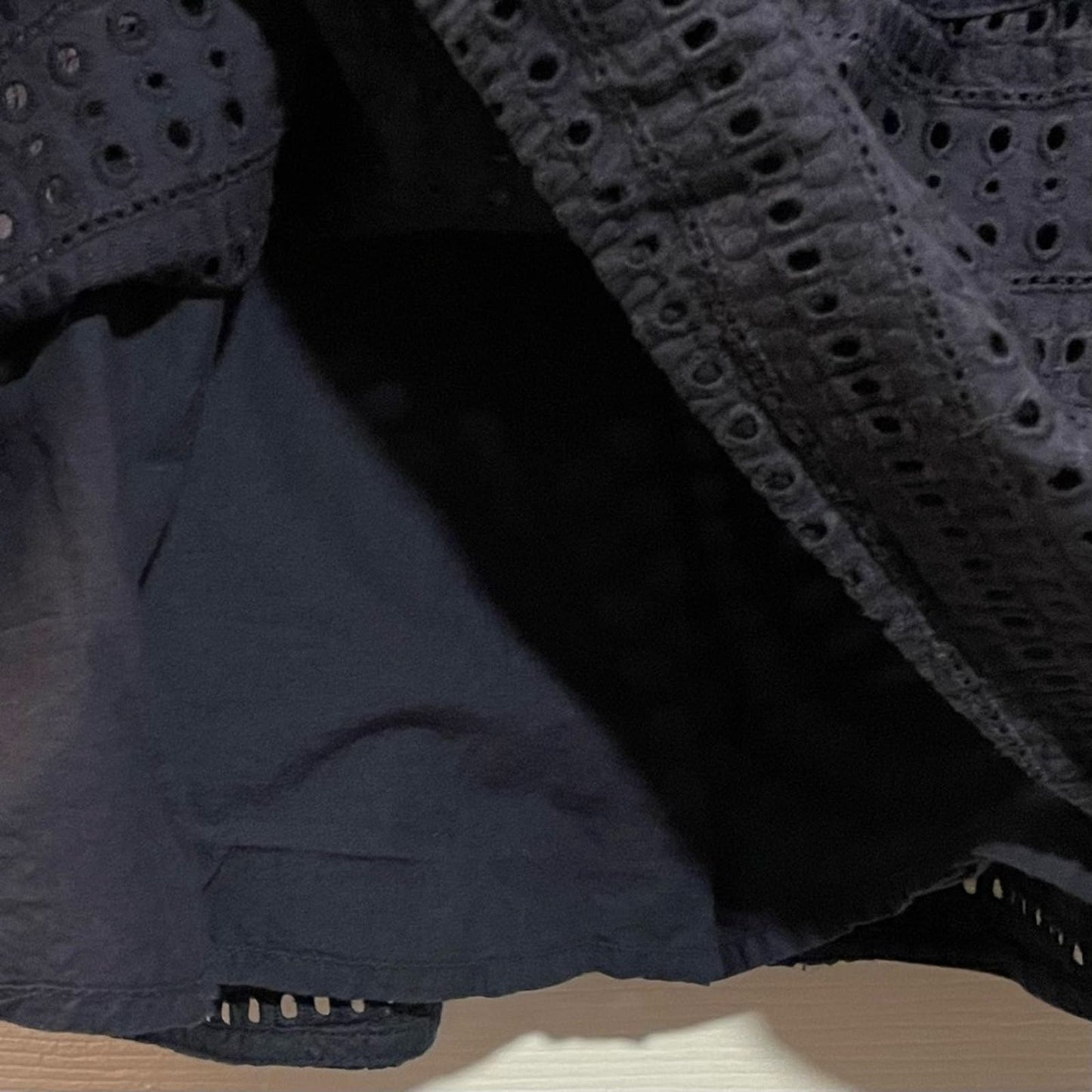 Gap Navy Eyelet Overlay Dress - Size 2