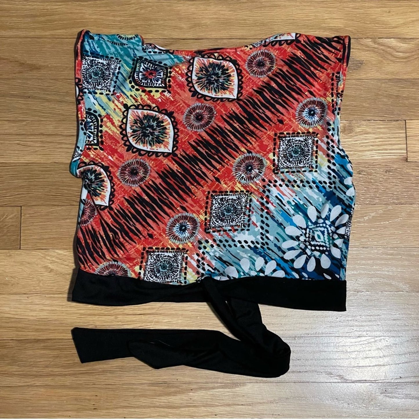 Hey Collection Sleeveless Tie-Back Crop Top - Size M