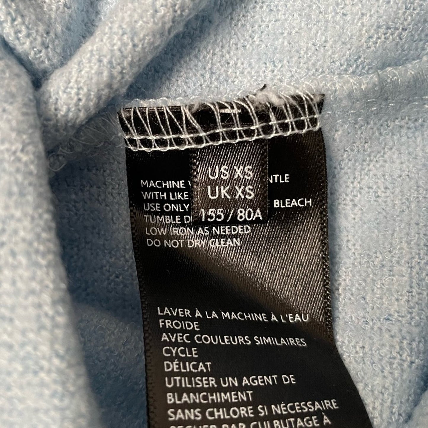 Urban Outfitters Powder Blue Bias Cut Draped Sweatshirt - Size XS