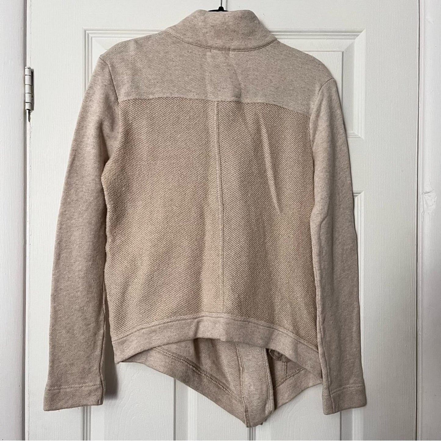 Stem Asymmetrical Zip Front Sweater Jacket - Size M