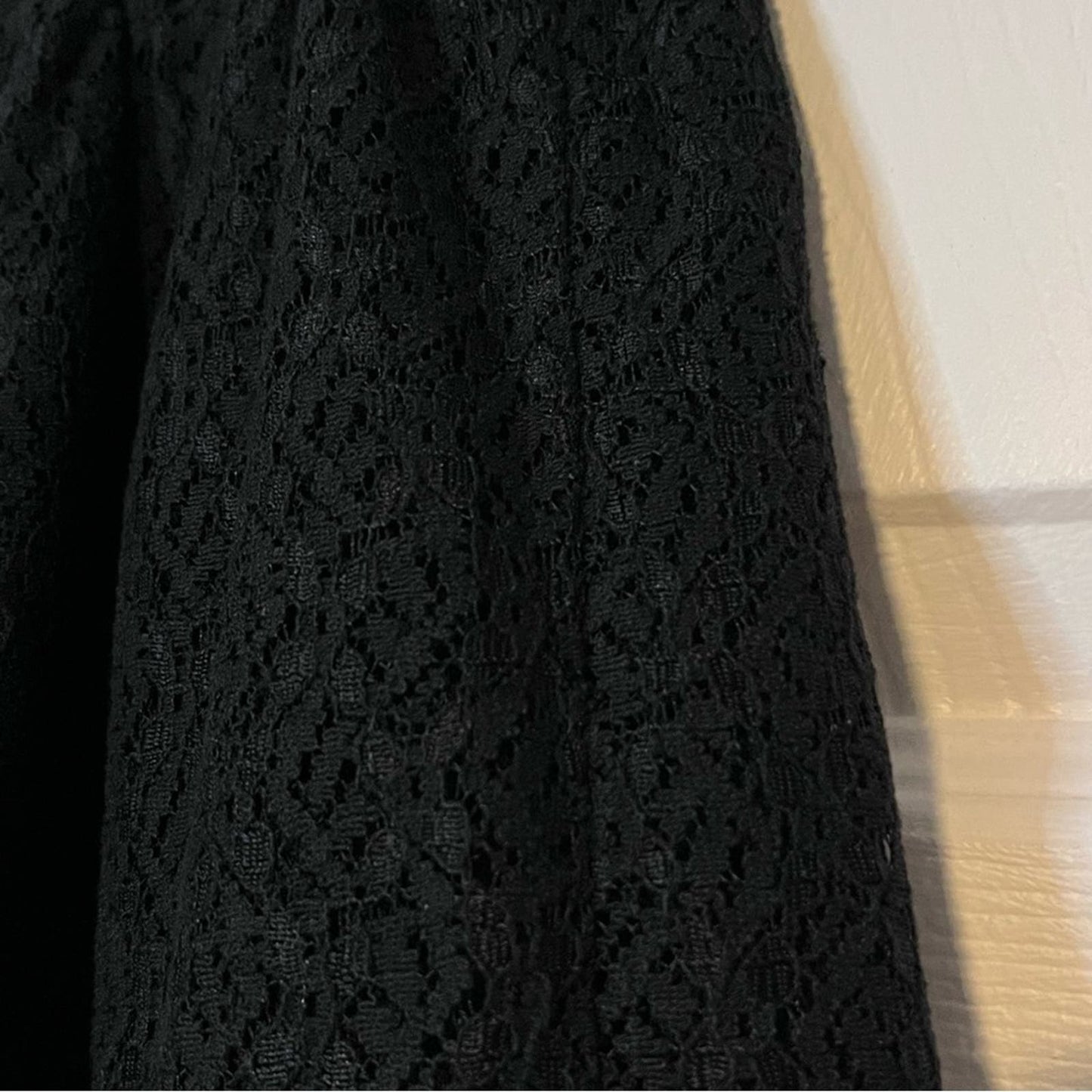 Lace Overlay Reversible Skirt