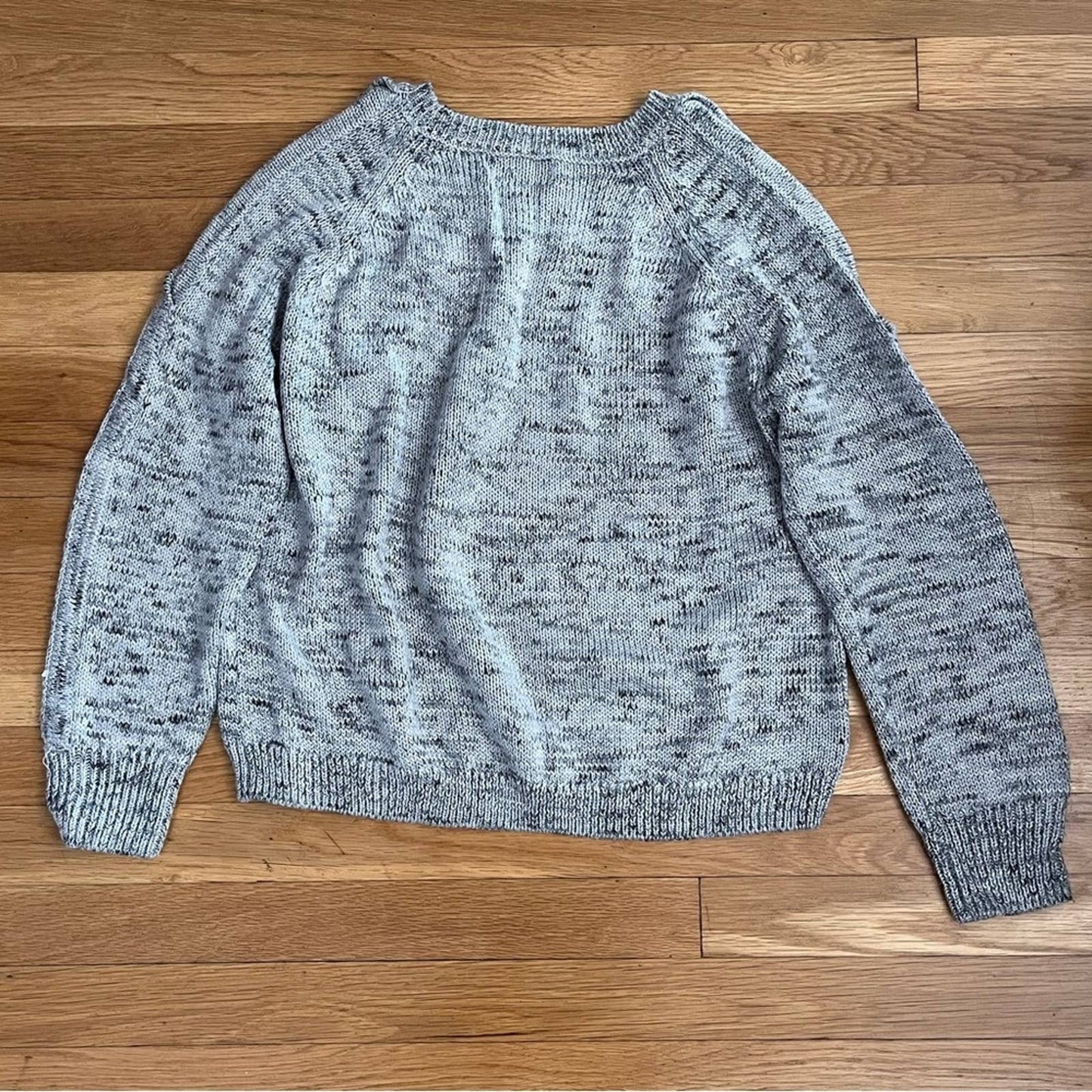 New York & Company Cold-Shoulder Sweater - Size L
