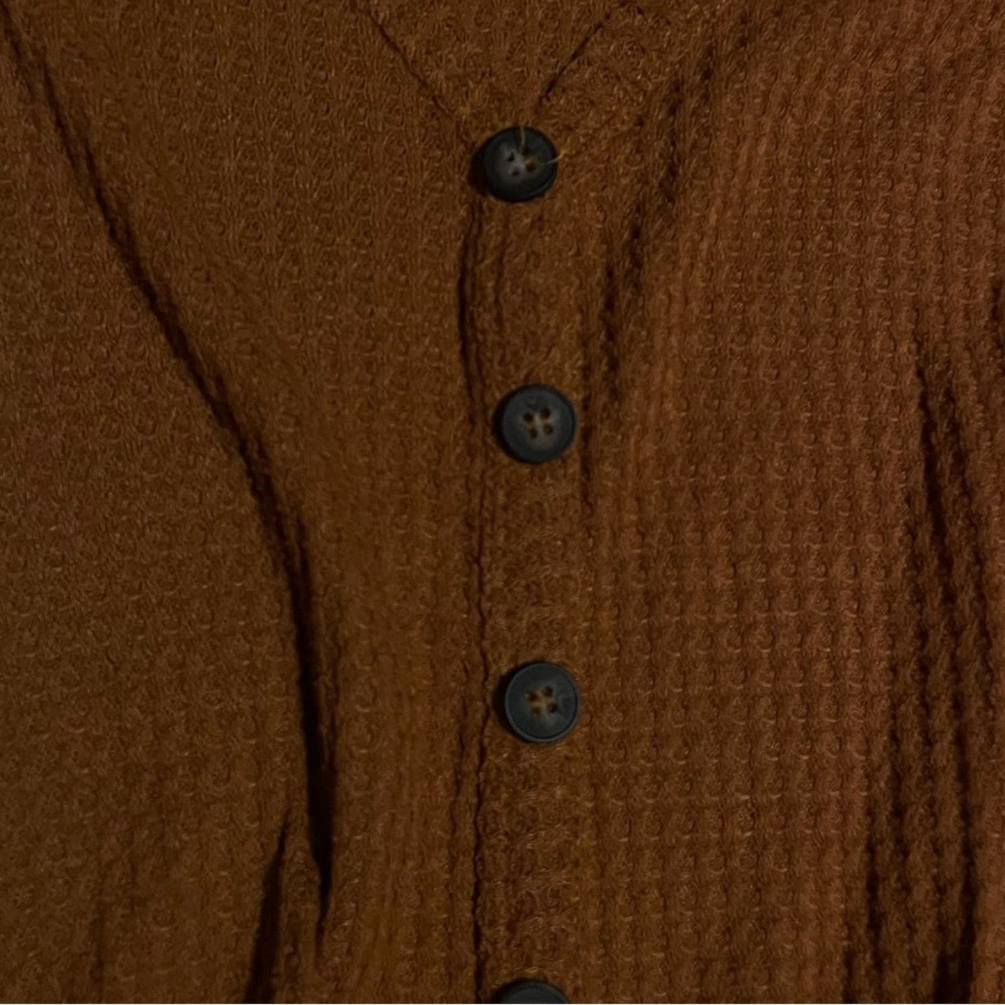 Sky & Sparrow Waffle Knit Tie-Front Cardigan - Size XS