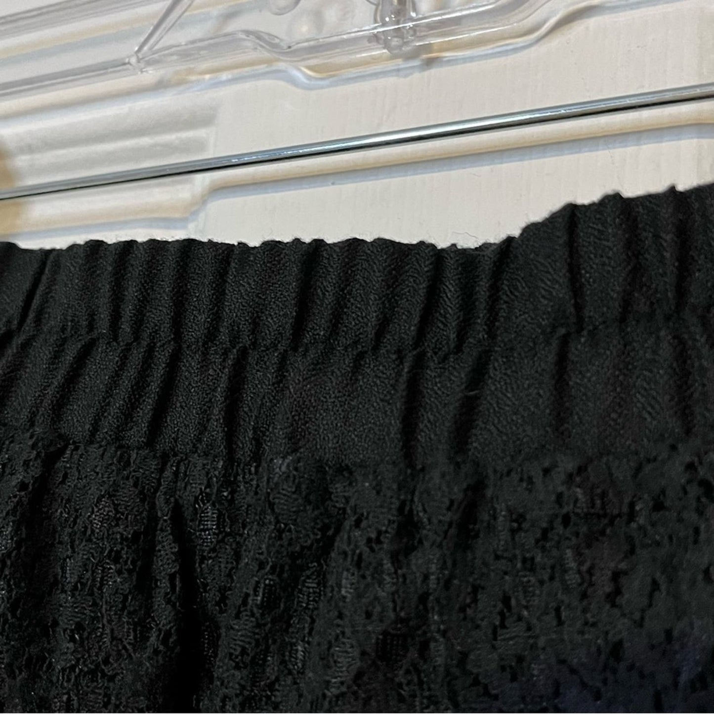 Lace Overlay Reversible Skirt