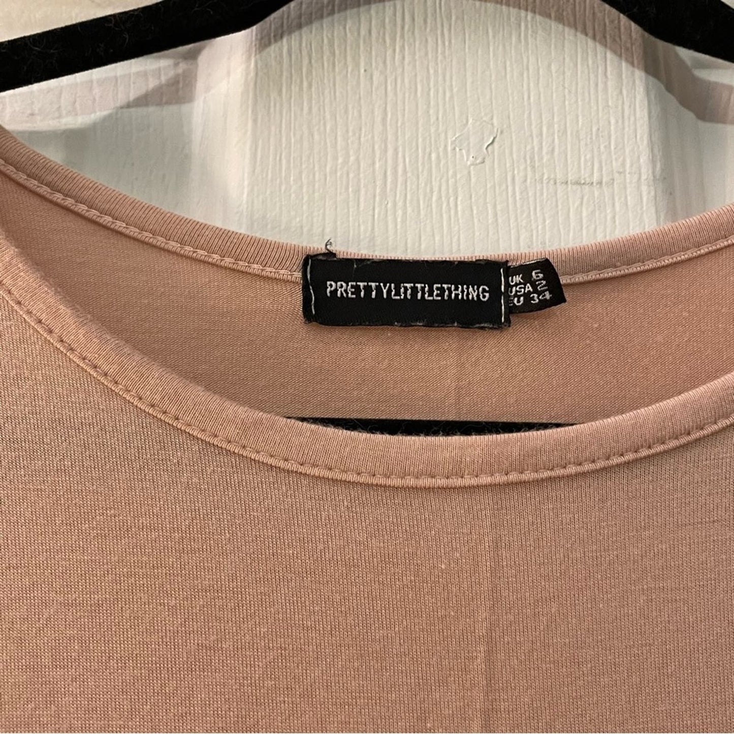Pretty Little Thing Pink Short Sleeve T-Shirt Dress - Size S