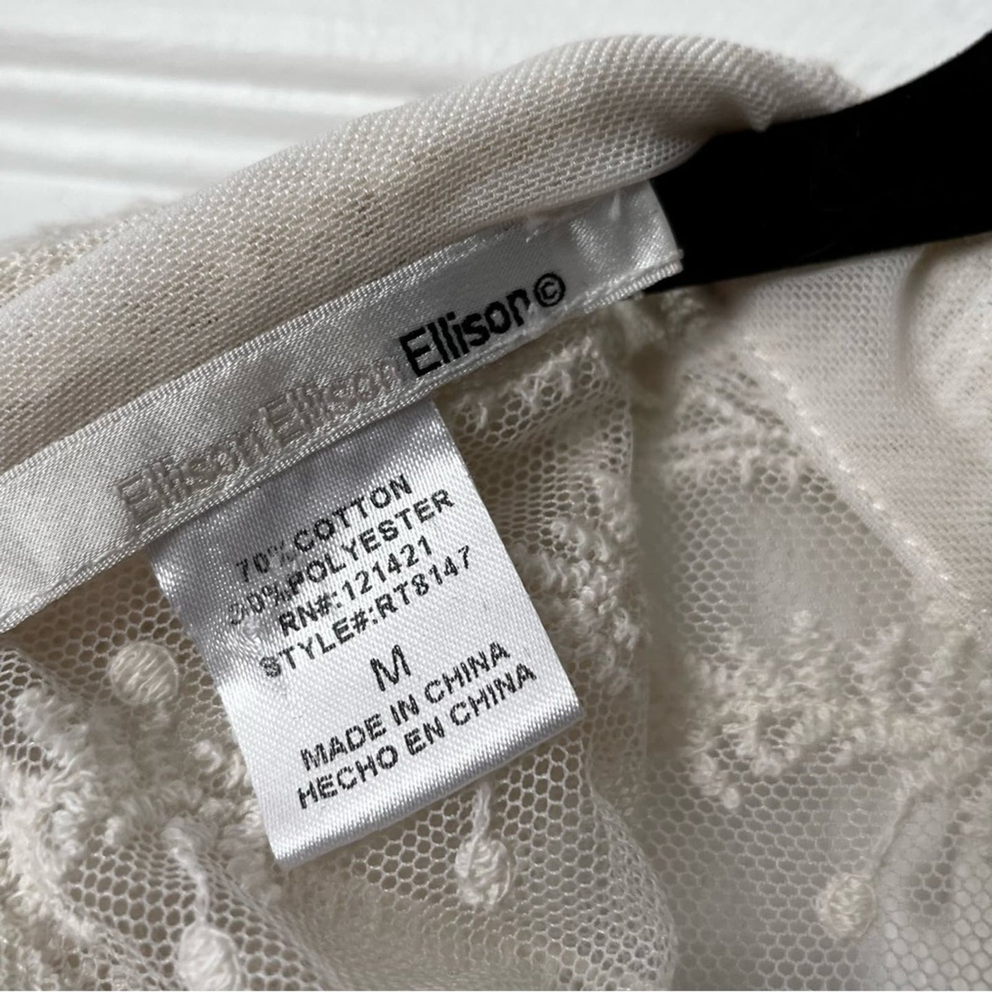 Ellison Lace Top - Size M