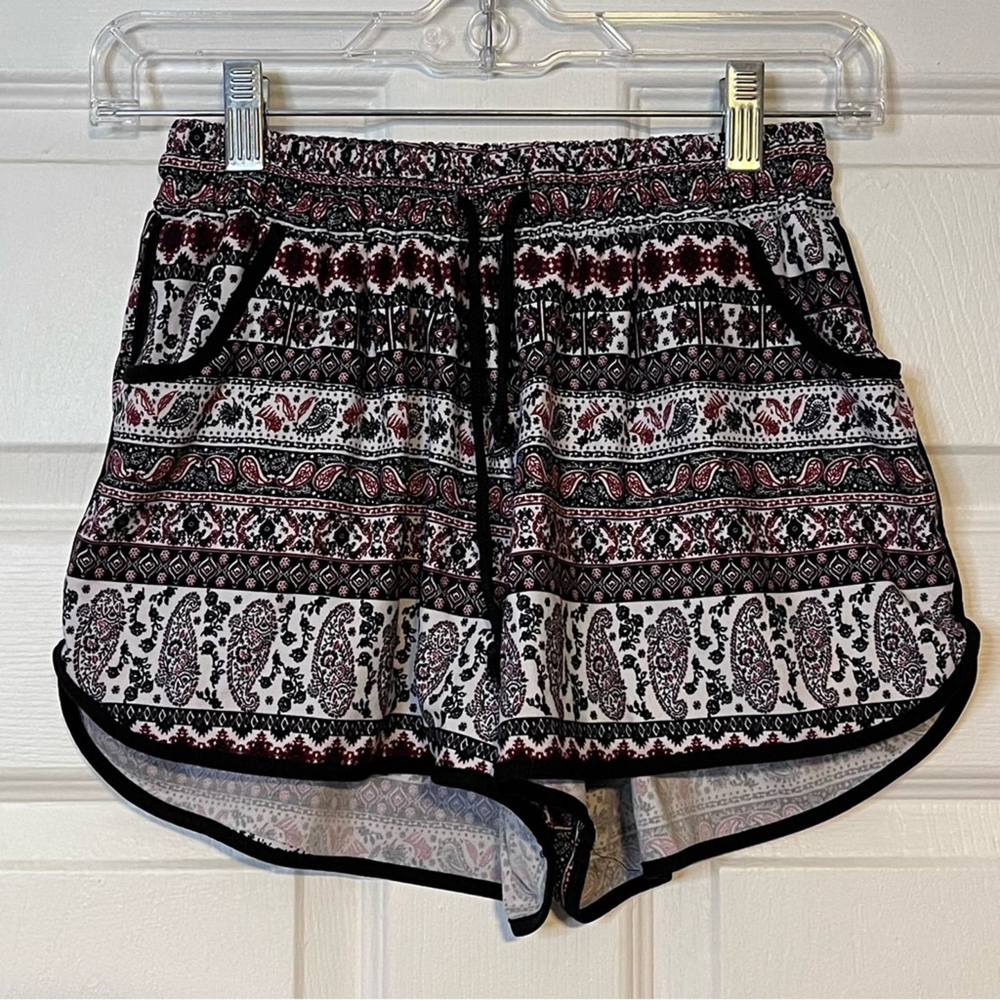 Paisley/Batik Mixed Print Lounge Shorts