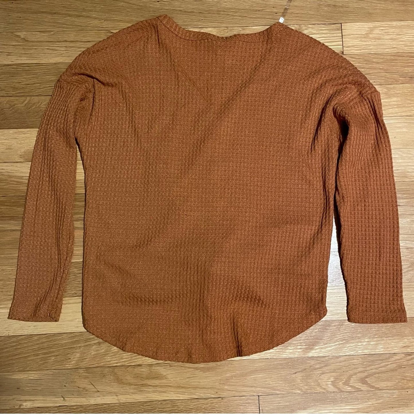 Sky & Sparrow Waffle Knit Tie-Front Cardigan - Size XS
